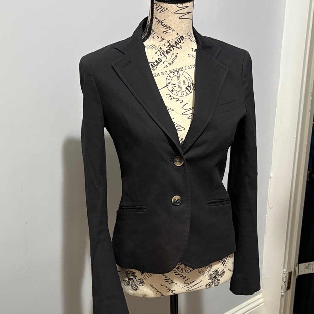 Theory Black Tailored Blazer